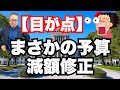 【目が点】まさかの減額!国民にケンカを売る修正予算