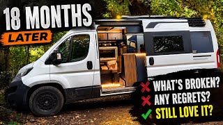DIY camper 18 months later - thoughts and any changes.