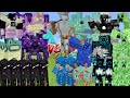 ENDERMAN ALLIANCE Vs PILLAGER &amp; GUARDIAN &amp; WARDEN &amp; CREEPER ALLIANCE MOB BATTLE IN MINECRAFT