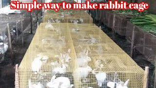 எளிய முறையில்  முயல் கூண்டு செய்வது எப்படி??? Easy way to make Rabbit cage.