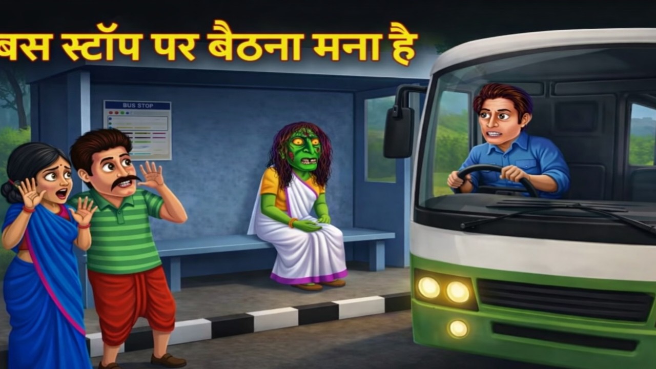 बस स्टॉप पर बैठना मना है | Haunted Bus Stop | Horror Stories | Stories | Chudail Ki Kahaniya |Story