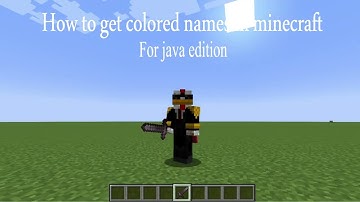How to get colored item names in Minecraft!