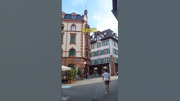 Walking in Basel Switzerland #travel #shorts #switzerland #basel