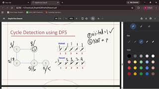 CSE221 Graph (DFS: Cycle Detection in Undirected and Directed graph)