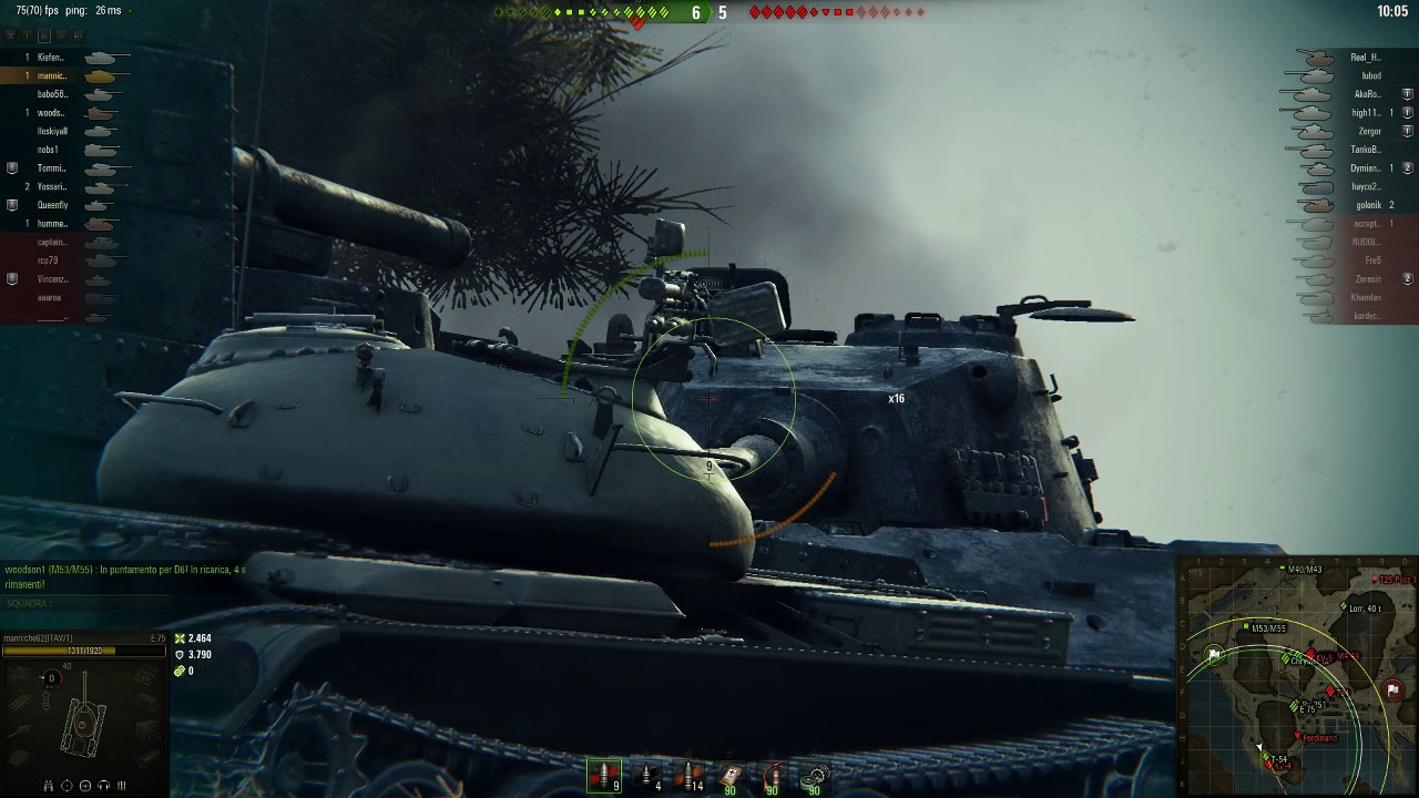 WOT E75 3499 DMG 4190 blocked by armor