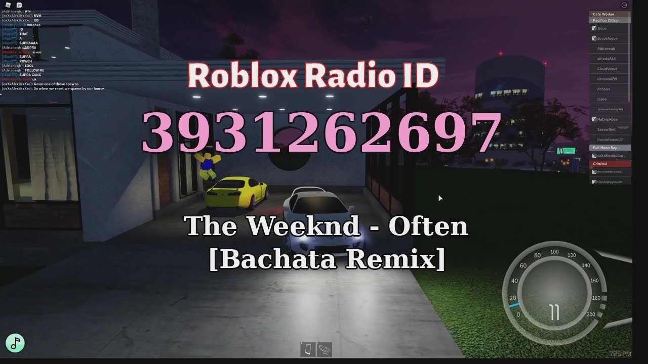 The Weeknd Often Bachata Remix Roblox Id Music Code Youtube - roblox reset song id