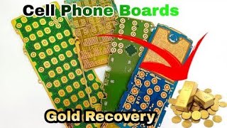 Cell Phone Boards Gold Recovery AR Method | Gold Rccovery from Cell Phone Boards | Gold Recovery