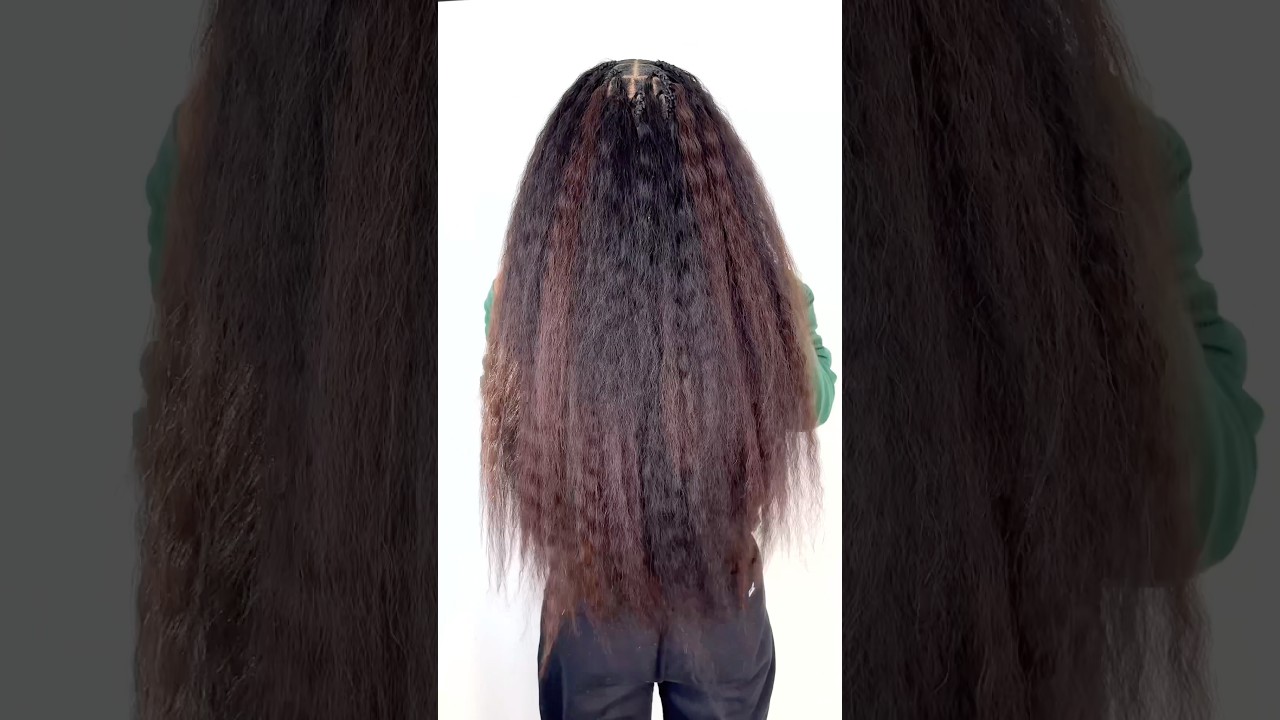 Bohemian Wet & Wavy Human Hair (Size: Medium, Length: Waist) 🖤 