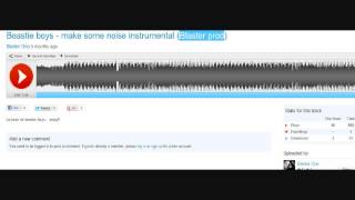 Beasty Boys - Make Some Noise (FULL INSTRUMENTAL!) chords