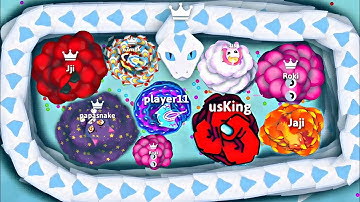 Snake io🐍 Snowbell The Map Epic Snakeio Gameplay Snake.io🐍