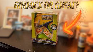 Testing the Crayola Air Marker Sprayer! 2025 Gift for Kids or Adults?