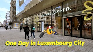 One Day in Luxembourg City Travel Guide |4K| Outdoor Travel