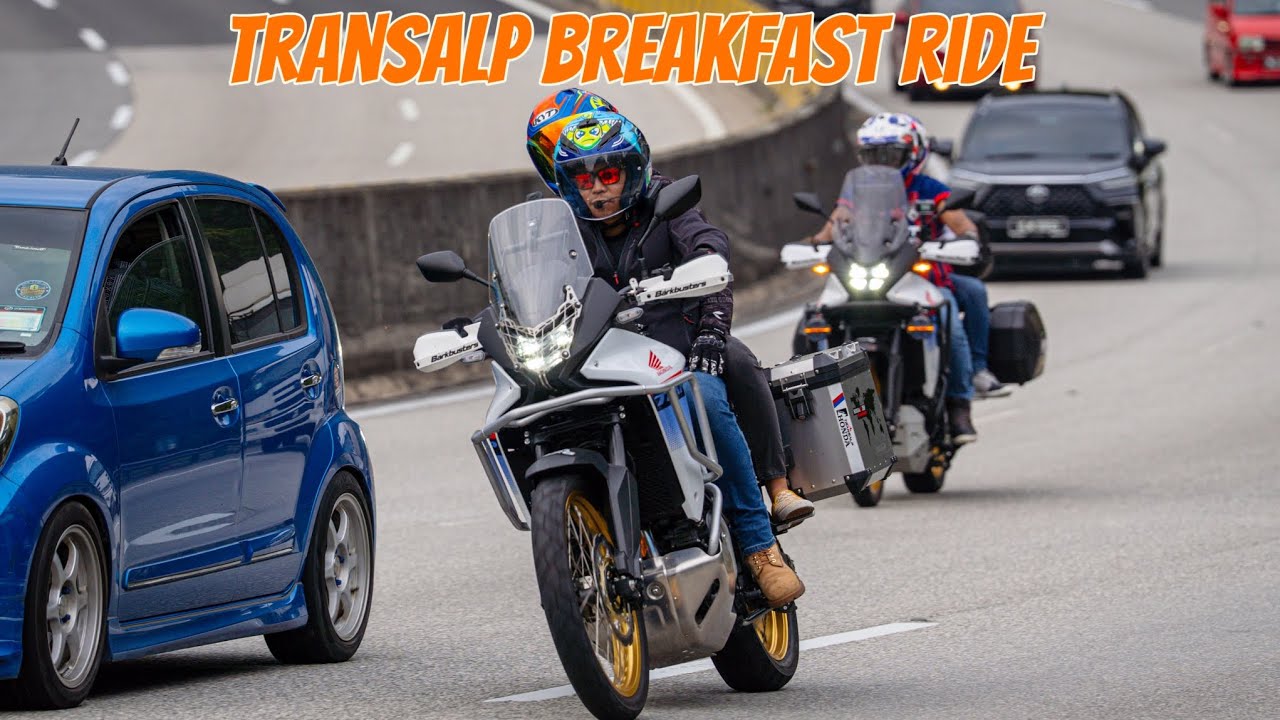 Transalp XL750 - Breakfast ride - Janda Baik