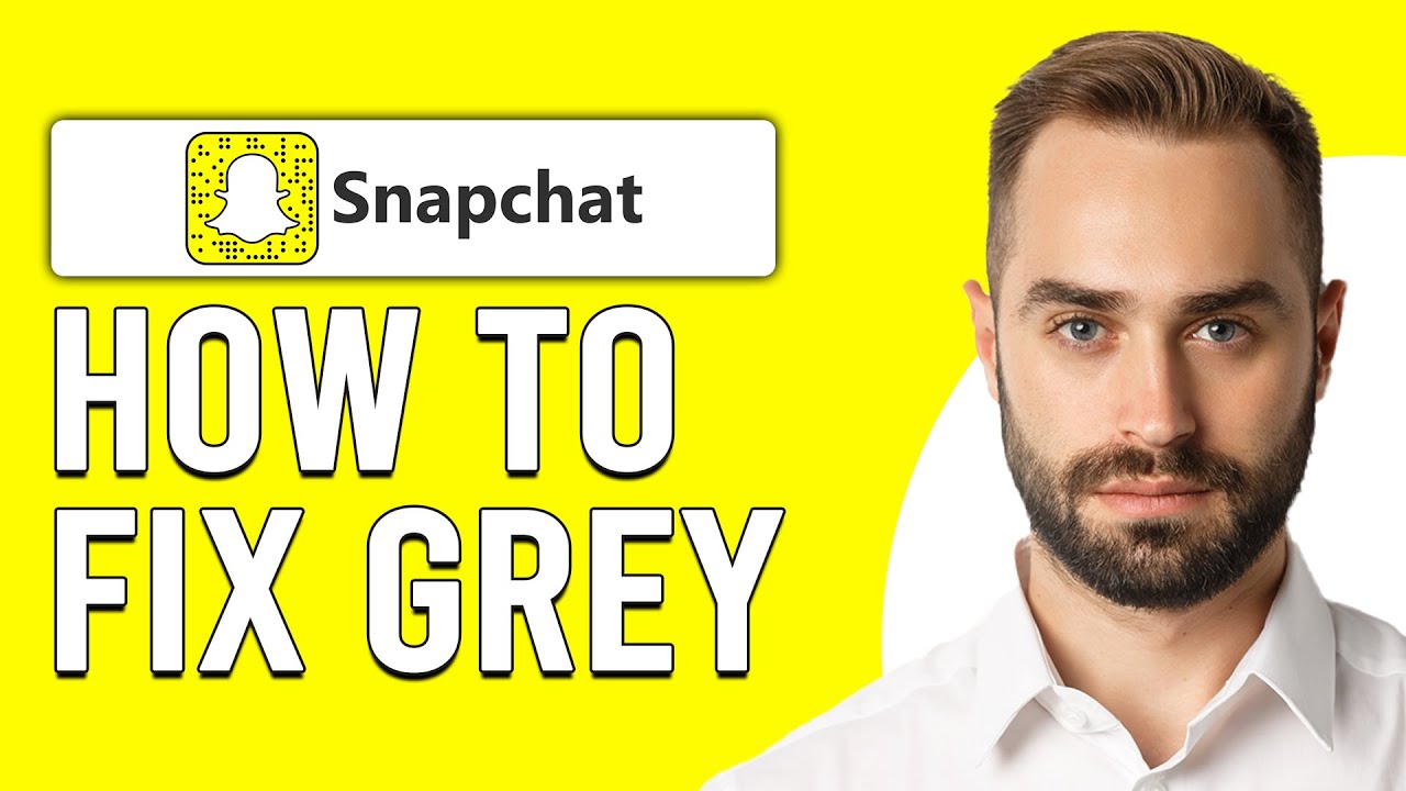 How To Fix Grey On Snapchat (How To Solve Grey On Snapchat)