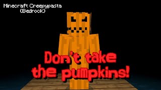 When Pumpkin Villages Mean Death! Minecraft Creepypasta (Bedrock)