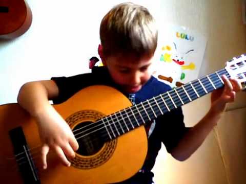 Pièce pour enfants débutants / Guitare classique / Étude, D. Aguado 