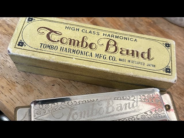 TOMBO BAND ハーモニカ The Tombo Band Harmonica made in Occupied Japan - YouTube