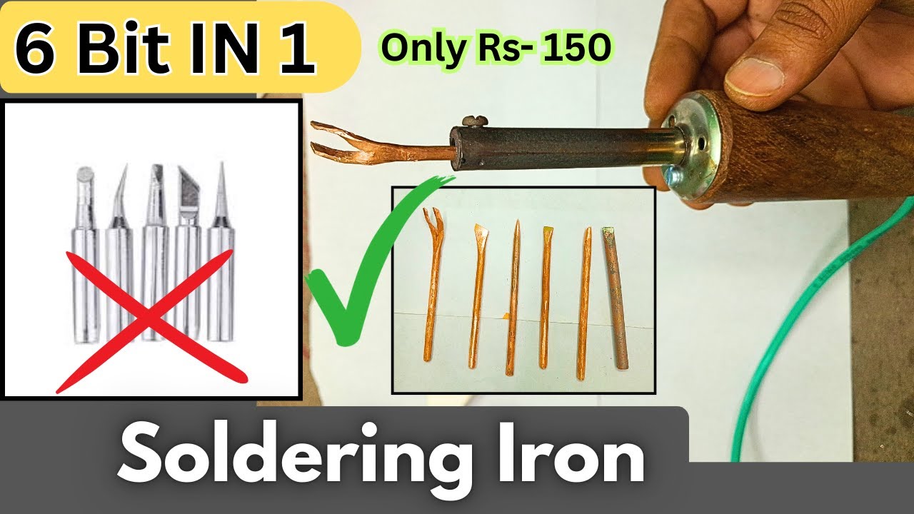 How to make soldering iron at home || Soldering iron making  