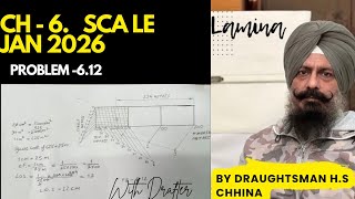 CH-6 SCALES PB- 6.12 Jan 2026 | Engineering Drawing (EDG) | B.Tech First year | easy method