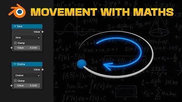 Use Maths to create a Circular Movement in Blender - Geometry Nodes