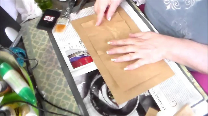 THE MAKING OF A HALLOWEEN VINTAGE JUNK JOURNAL P1