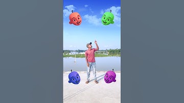 Upin ipin head to dancing frog,, joker,, gorilla & red dame tu cosita - magic vfx #trending #shorts