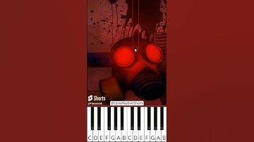 Poppy Playtime Chapter 3 - TRAILER (@EddiePlaytimeShorts) - Octave Piano Tutorial