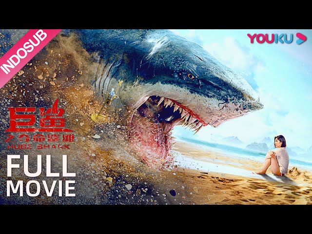 INDO SUB [Huge Shark] Si Cantik bertemu hiu besar saat berselancar! | YOUKU class=