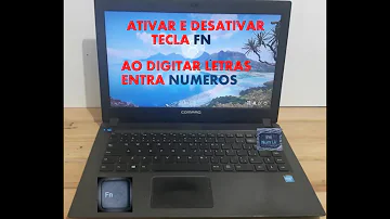 Como voltar a usar o teclado do notebook?