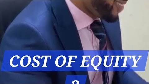 COST OF EQUITY