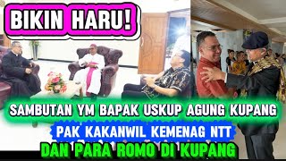 TOUCHING‼️Welcome from His Holiness Mgr Hieronimus, Mr. Fransisku, RD Erick RD Faris RD John When...