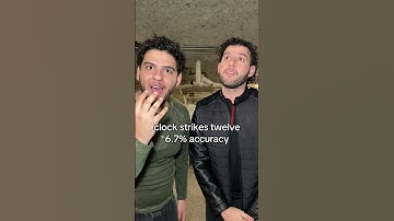 Clock strikes twelve 6.7% accuracy #shorts