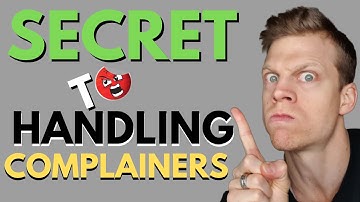 Chronic Complainers (How To Handle)