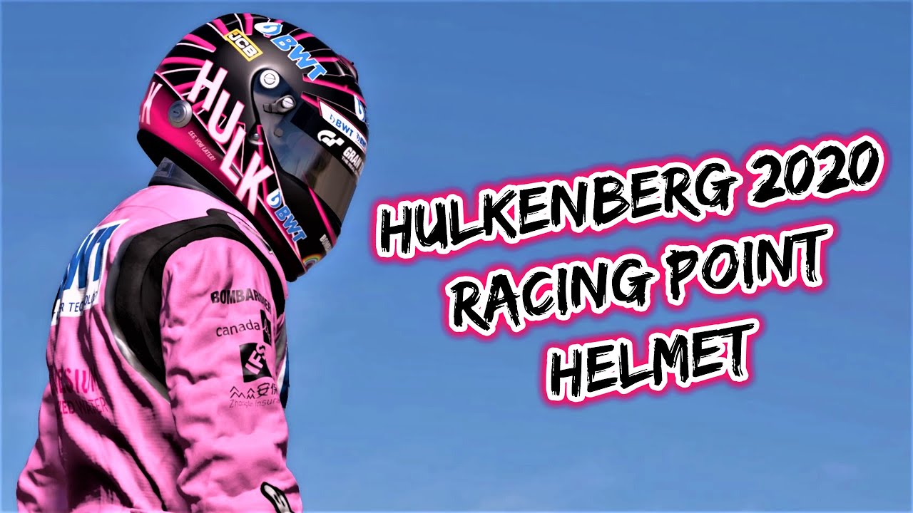 Nico Hulkenberg 2020 Racing Point Britain supersub fantasy helmet (GT  Sport) - YouTube