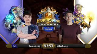 tom60229 vs blitzchung | 2021 Hearthstone Grandmasters Asia-Pacific | Decider | Season 1 | Week 7