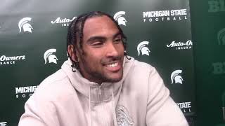 Dillon Tatum on first day of football practice 2023