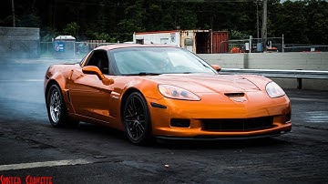 LOUD cammed C6 Z06 first startup with open headers