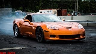 LOUD cammed C6 Z06 first startup with open headers