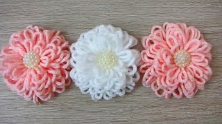 Hand Embroidery Amazing Trick Easy Flower Embroidery Trick with Scale Sewing Hack #shorts