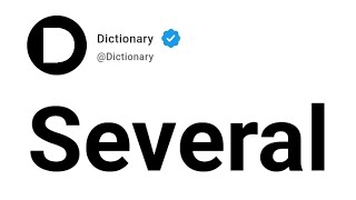 Several Meaning In English