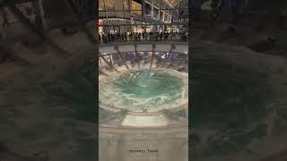 🌊 Rain Oculus Waterfall! 😲 The Secret Way This Airport Recycles Rain! #shorts
