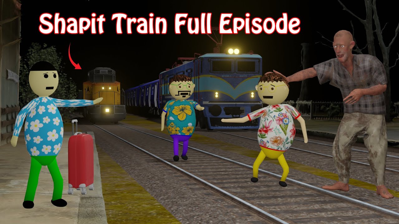 Gulli Bulli In Shapit Train (Full Episode) | Railway Station | Gulli Bulli | Make Joke Of Horror