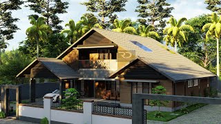 SKYLIGHT HOUSE | Kerala Home Tour | Lumion Animation | Riddha Designs | Courtyard