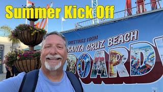 Summer Kick off at the Santa Cruz Beach Boardwalk with full drone show