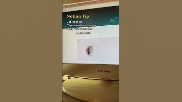Notion Tip: How to get rid of the ‘Type something’ text in your callout box - check out more Notion