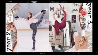 A Year of Figure Skating//Year 3 Progress Timeline// Adult Ice Skating// The Downfall