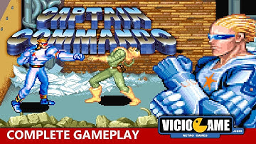🎮 Captain Commando (Arcade) Complete Gameplay