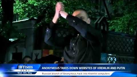 Anonymous Takes Down Websites of Kremlin and Putin