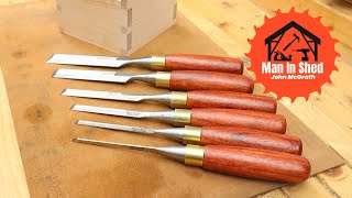 Ashley Iles Mk. 2 Bevel Edged Cabinetmakers Chisels