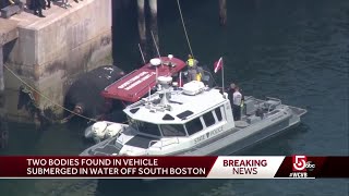 Two bodies found in SUV submerged in water off South Boston